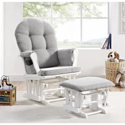 Angel Line Windsor Glider and Ottoman